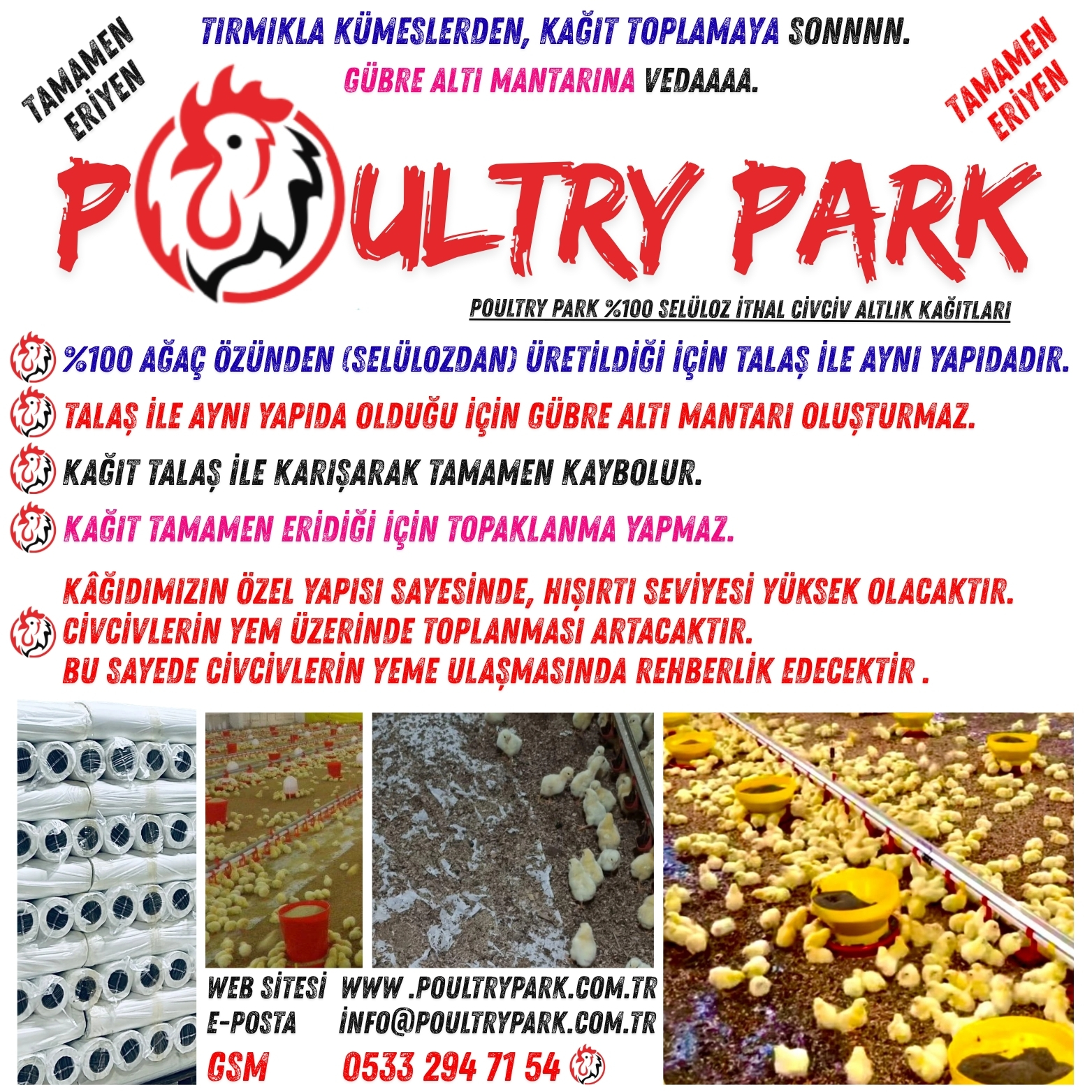 TAMAMEN ERİYEN & TOPAKLANMA YAPMAYAN  Kağıt Ürün Etiketi